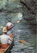 Gustave Caillebotte, Canoeing on the Yerres
